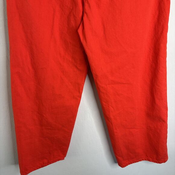 BDG High Rise Wide Leg Jeans Red - Picture 7 of 7